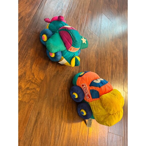Vintage Tonka Soft Walkin Plush Airplane & Car Toy Bundle Not Tested Squeaker - Picture 12 of 14